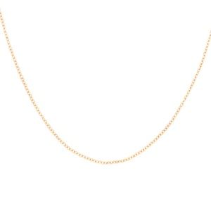 Catbird Adjustable Plain Chain - 14K yellow gold